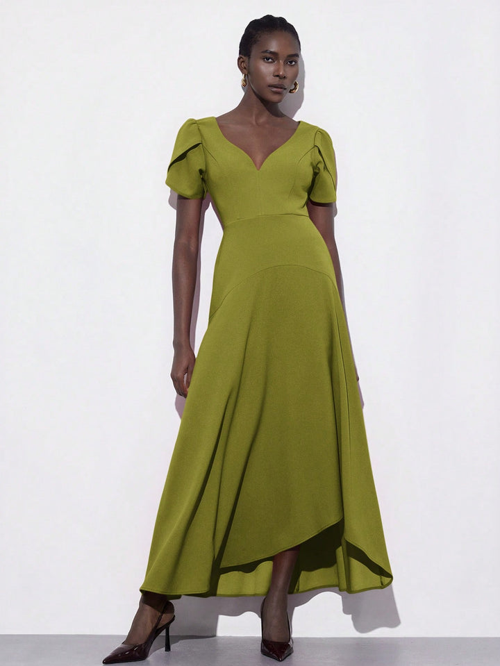 Rochie maxi SHEIN, verde