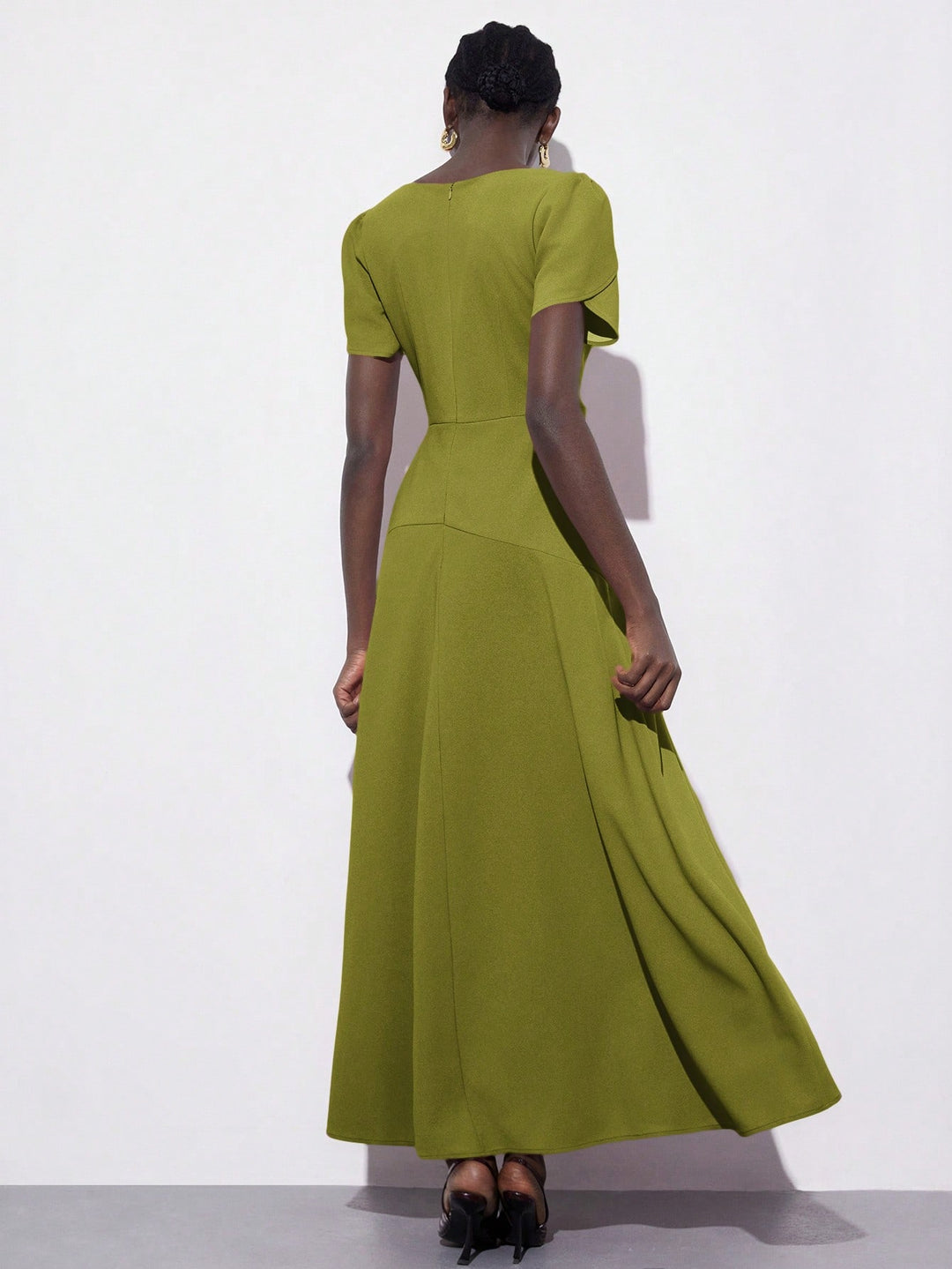Rochie maxi SHEIN, verde