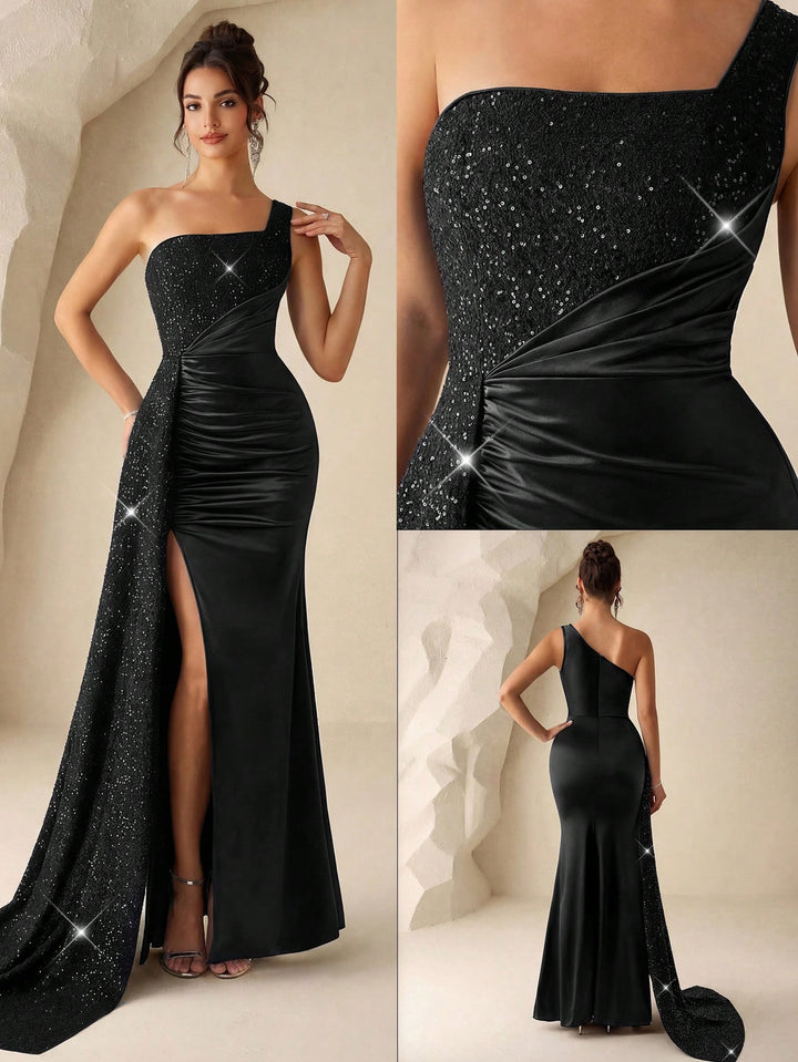 Rochie de ocazie SHEIN, negru