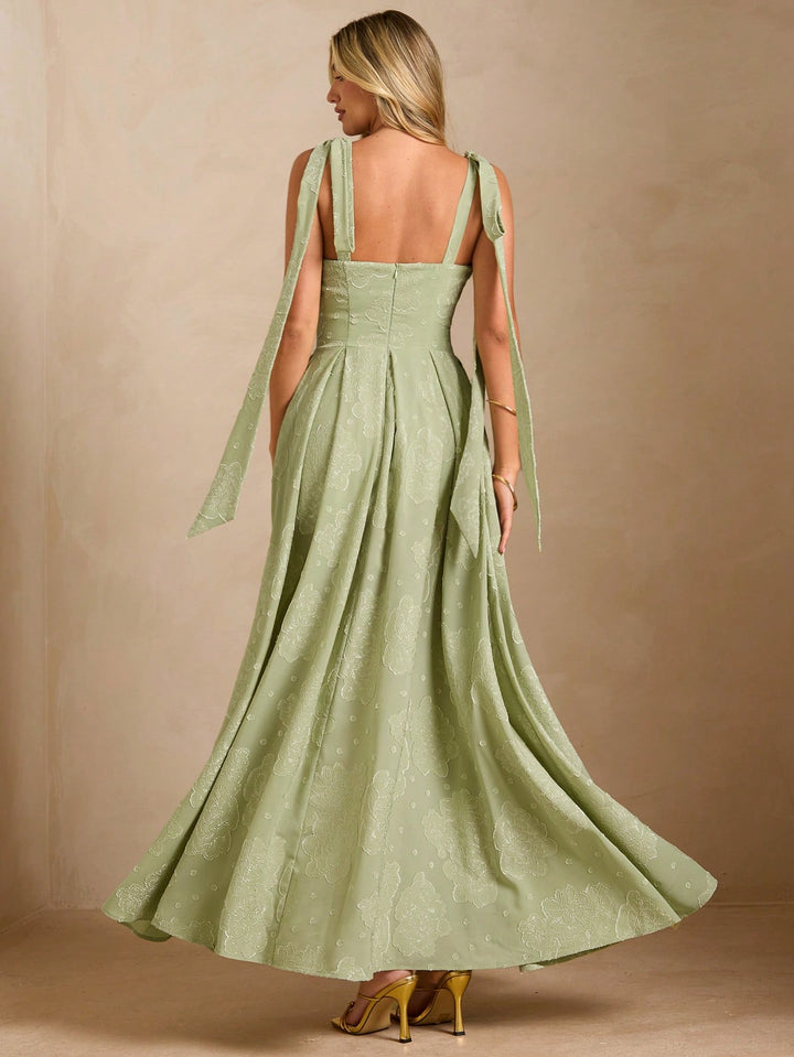 Rochie maxi SHEIN, verde