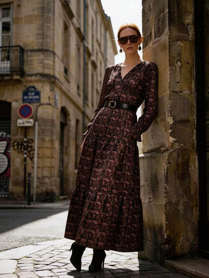 Rochie maxi SHEIN, mix culori
