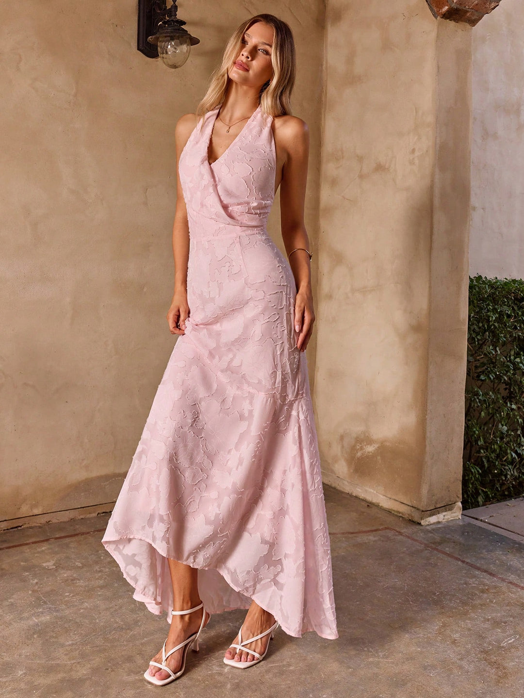 Rochie maxi SHEIN, roz