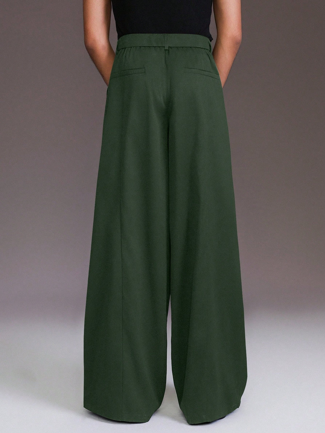 Pantalon SHEIN, verde