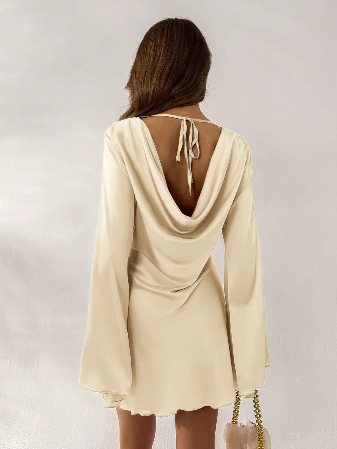 Rochie scurtă SHEIN, bej