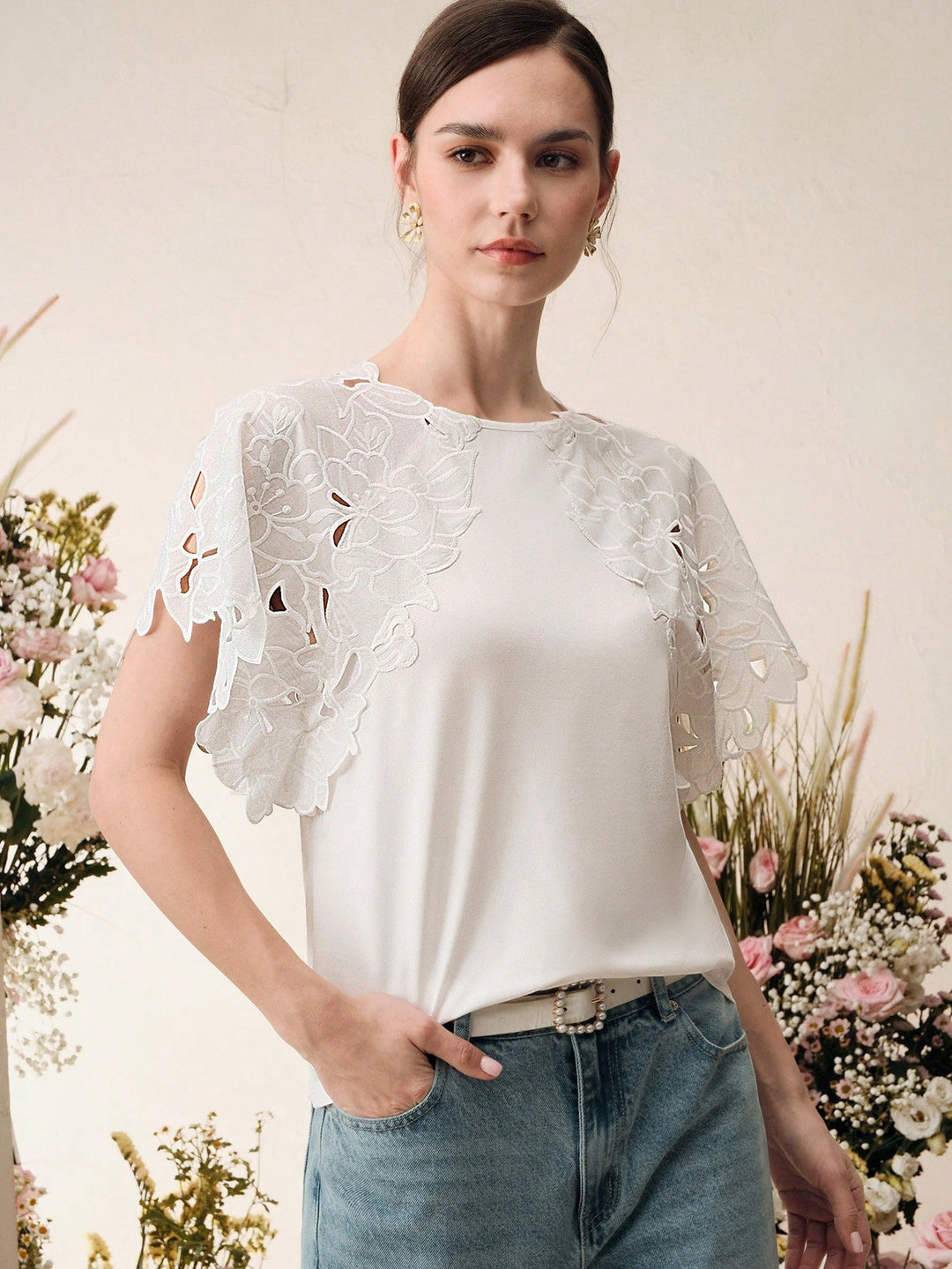 Tricou SHEIN, alb