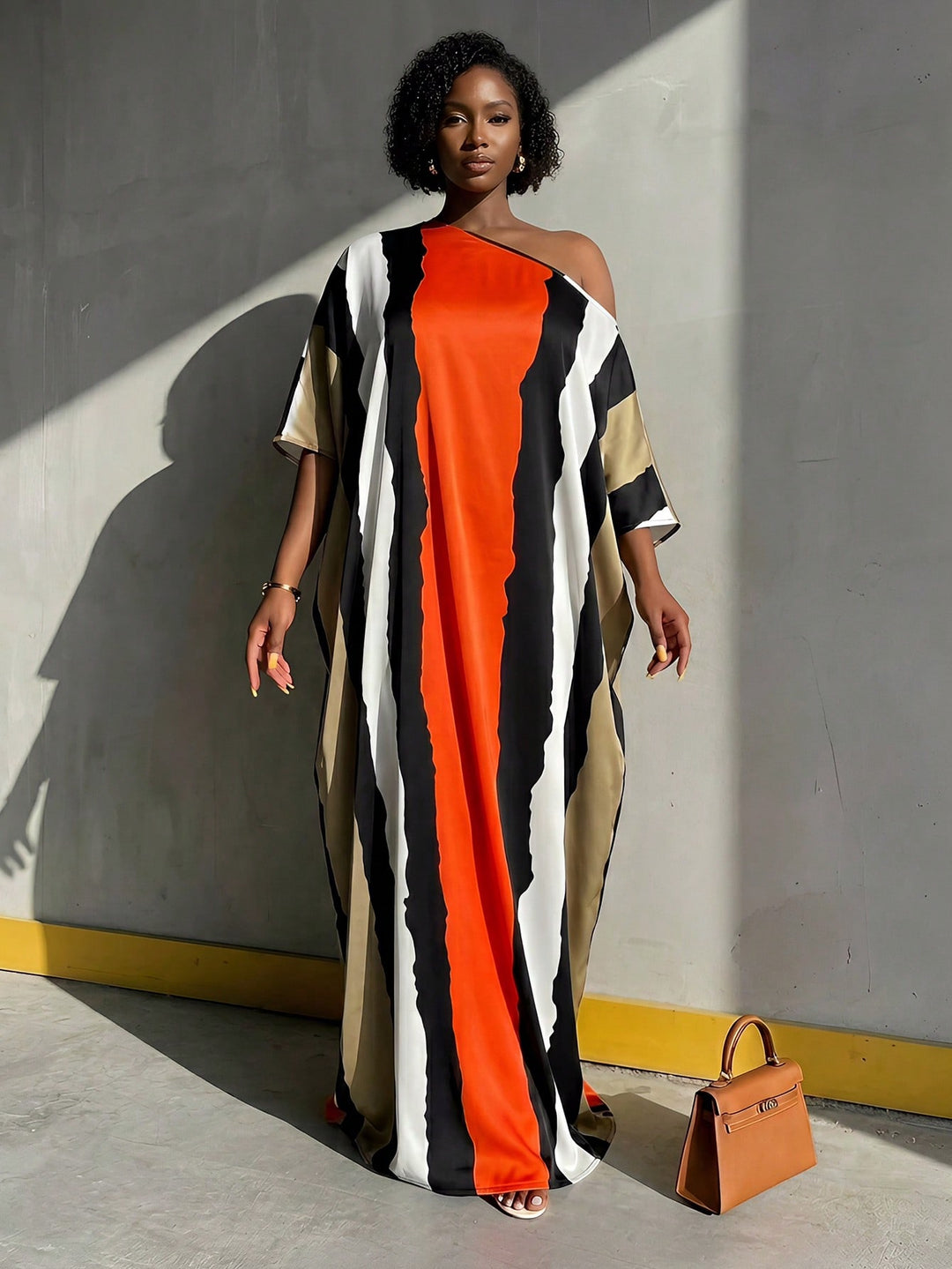 Rochie maxi SHEIN, mix culori