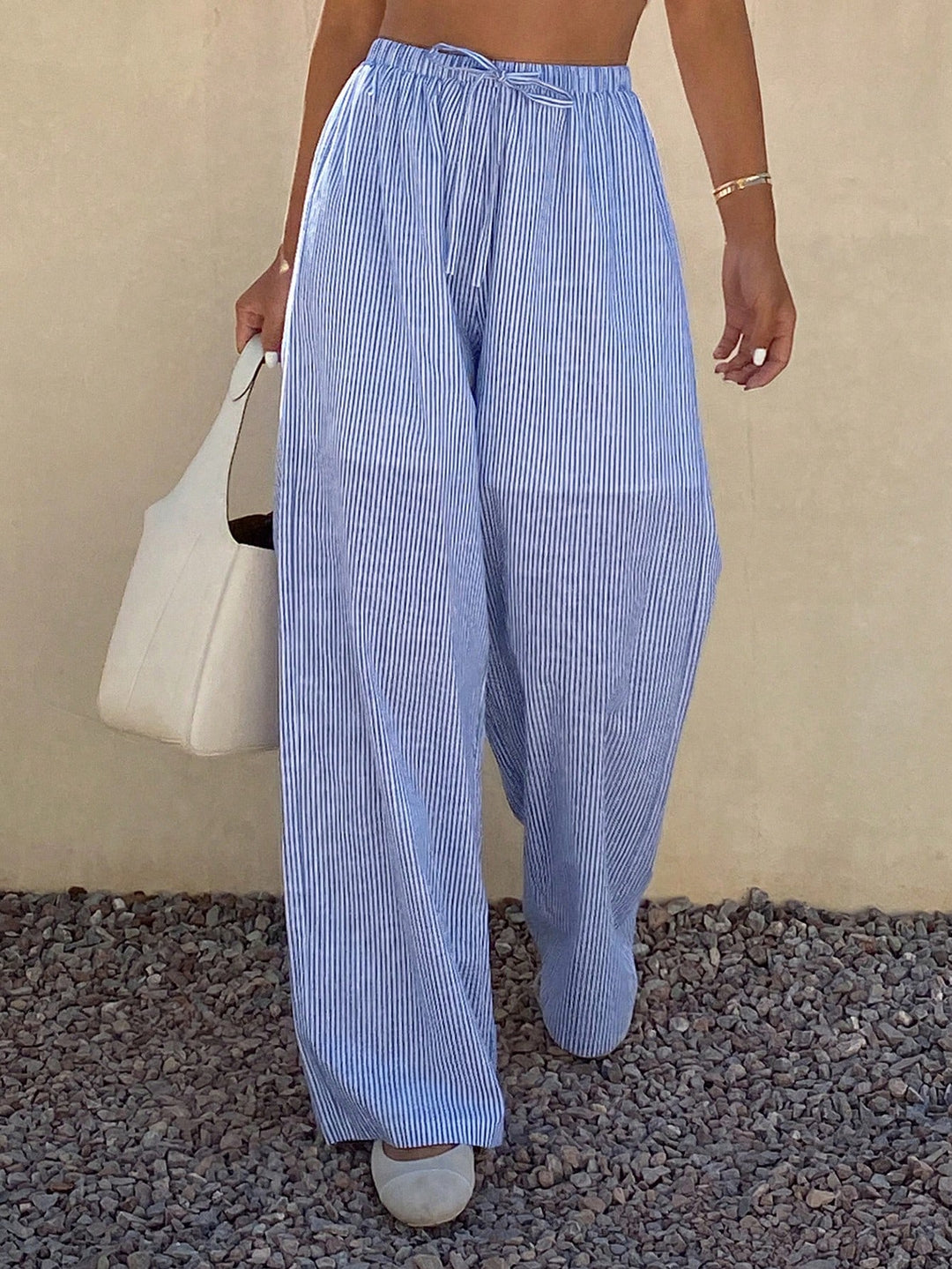 Pantaloni SHEIN, albastru