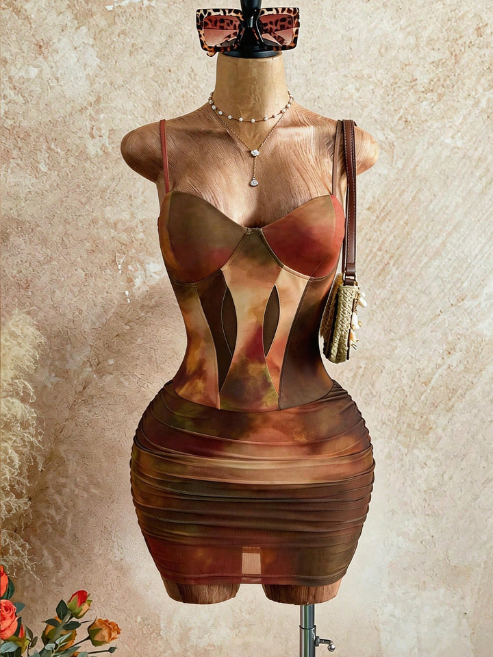 Rochie scurtă SHEIN, mix culori