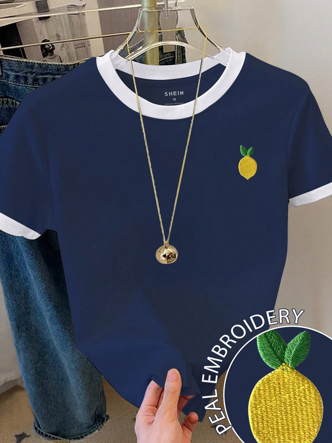 Tricou SHEIN, albastru