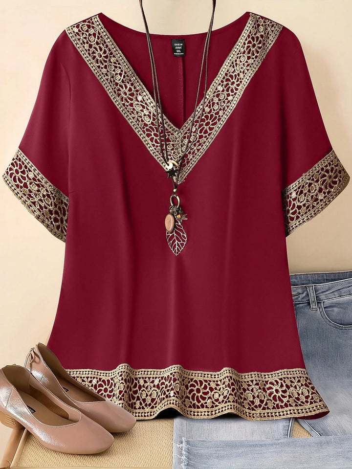 Tricou SHEIN, vișiniu