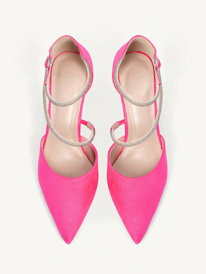 Pantofi cu toc SHEIN, roz