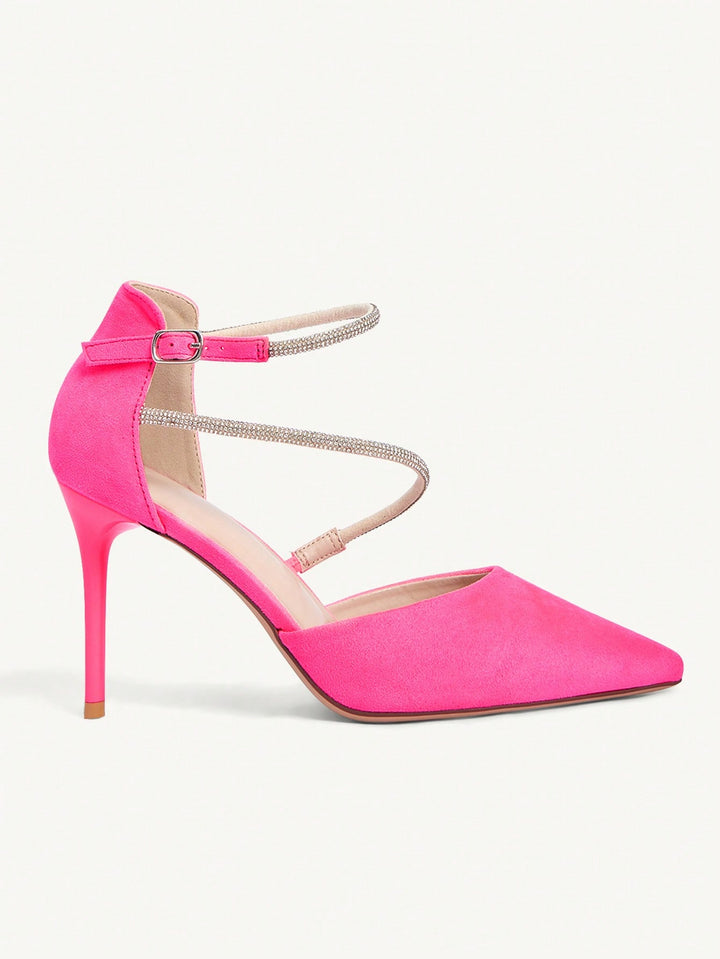 Pantofi cu toc SHEIN, roz