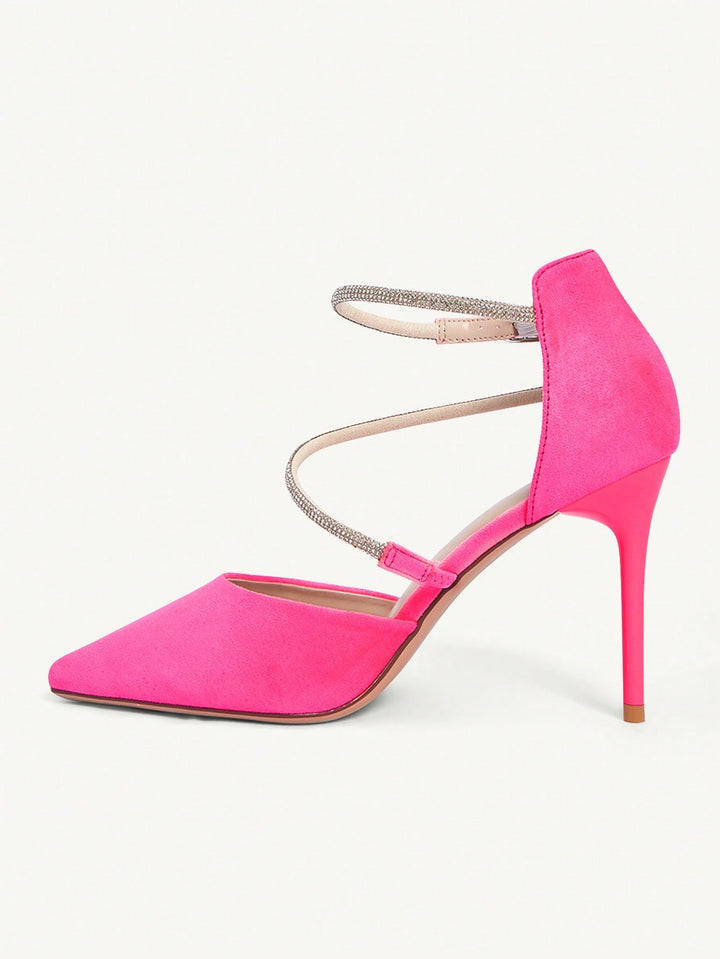 Pantofi cu toc SHEIN, roz
