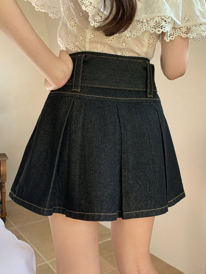 Fustă SHEIN, albastru