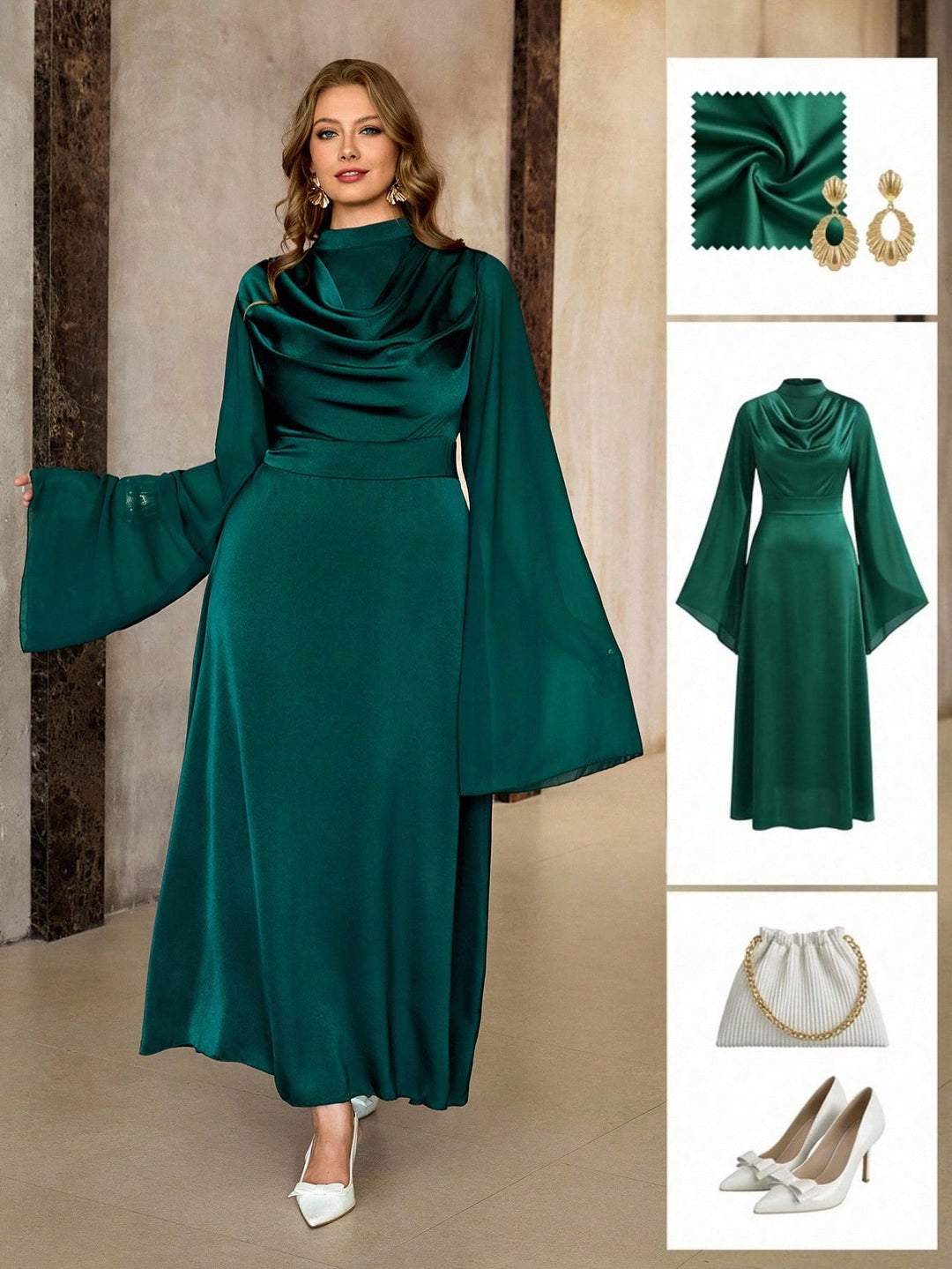 Rochie SHEIN, verde