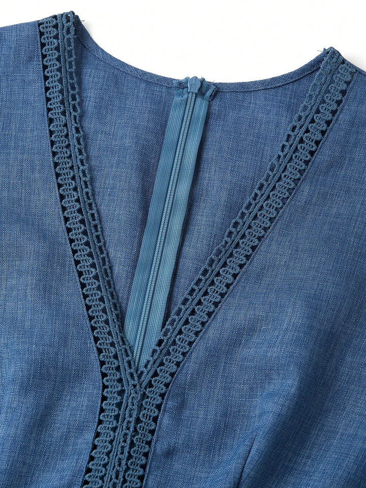 Rochie scurtă SHEIN, albastru