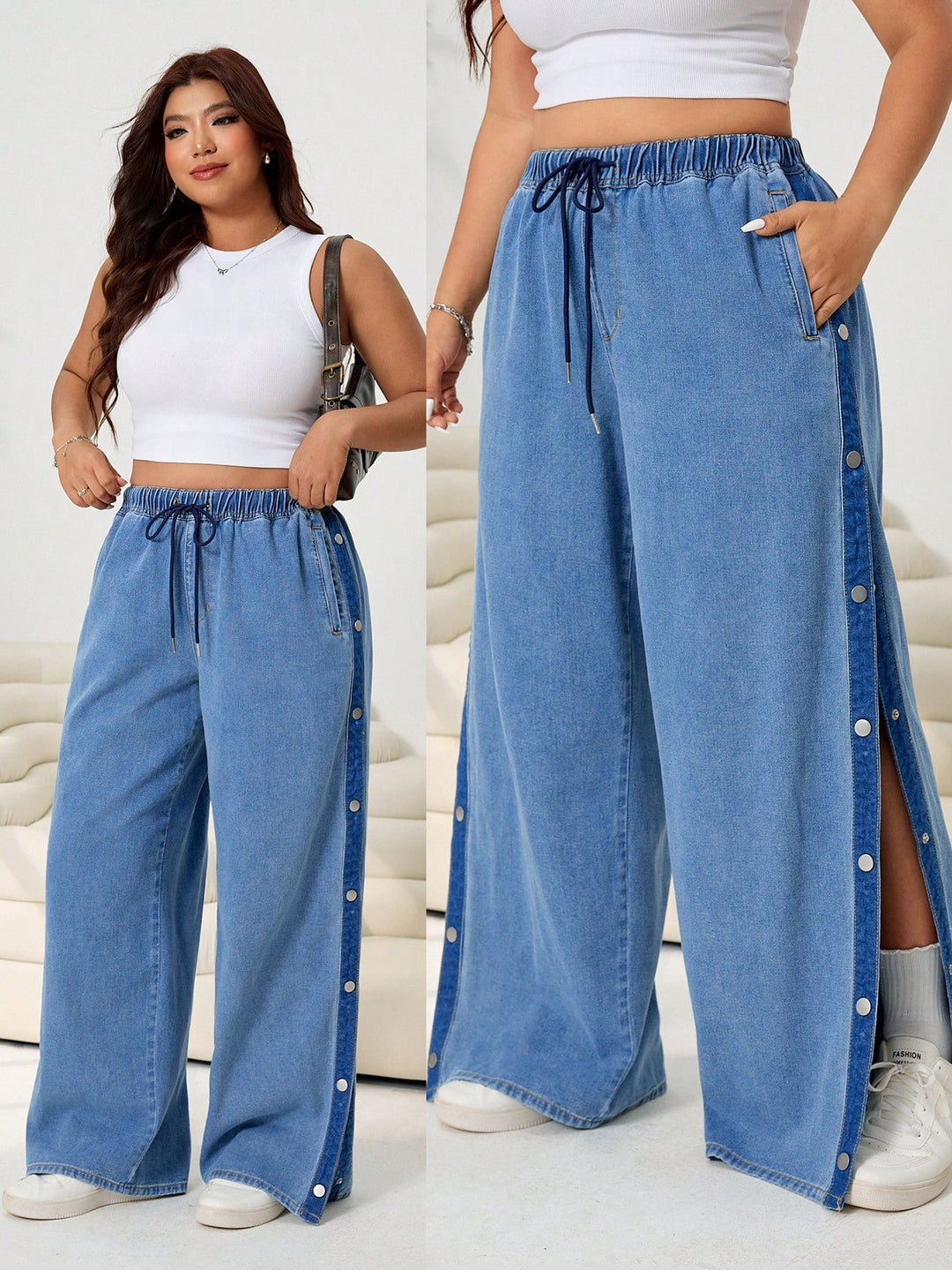 Jeans SHEIN, albastru