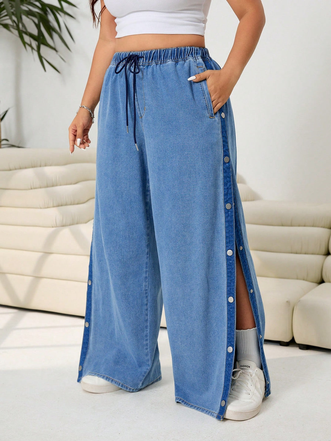 Jeans SHEIN, albastru