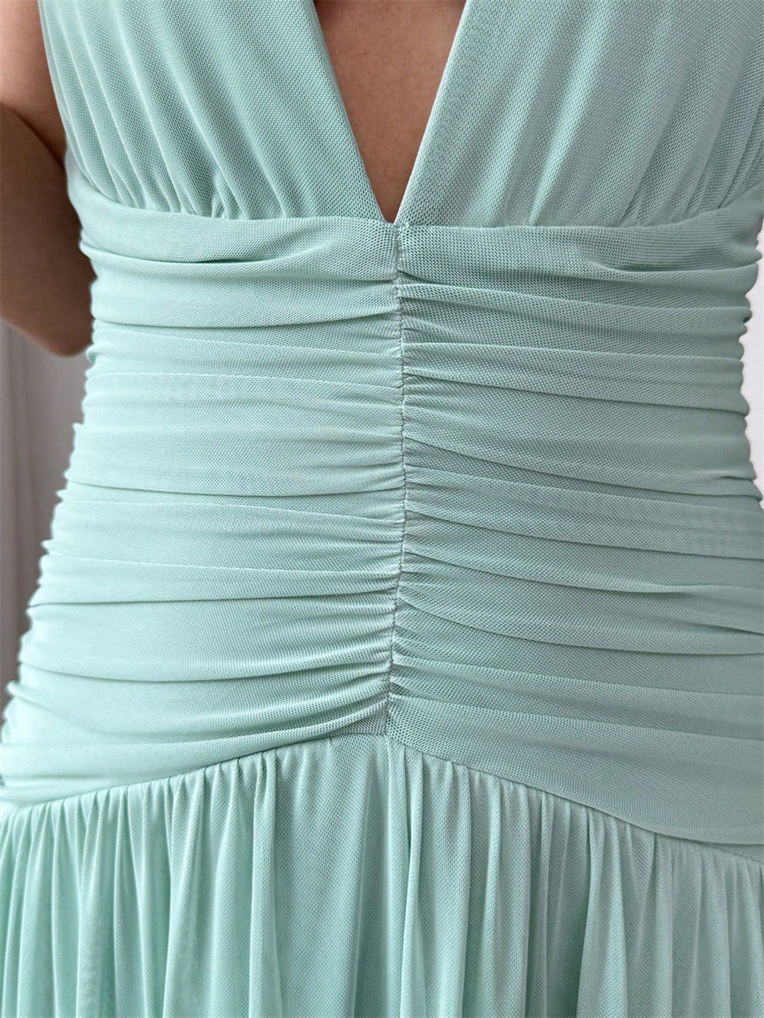 Rochie maxi SHEIN, verde