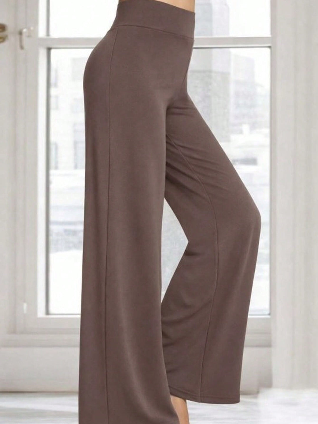 Pantaloni SHEIN, maro