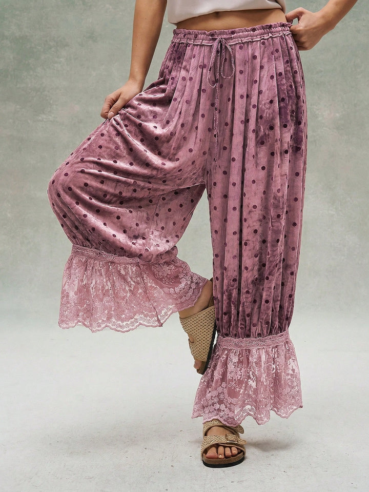 Pantaloni SHEIN, roz