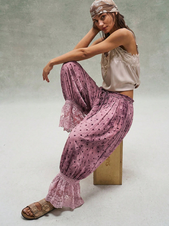 Pantaloni SHEIN, roz