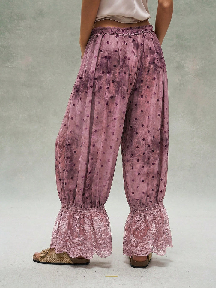Pantaloni SHEIN, roz