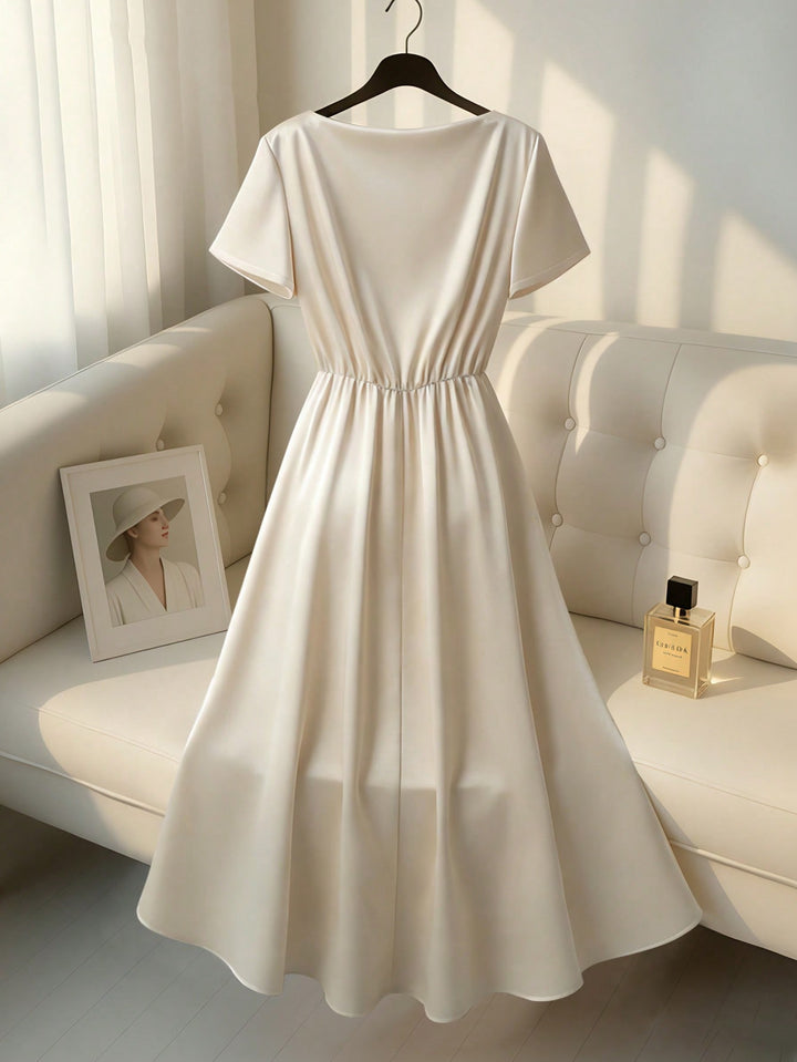 Rochie midi SHEIN, portocaliu