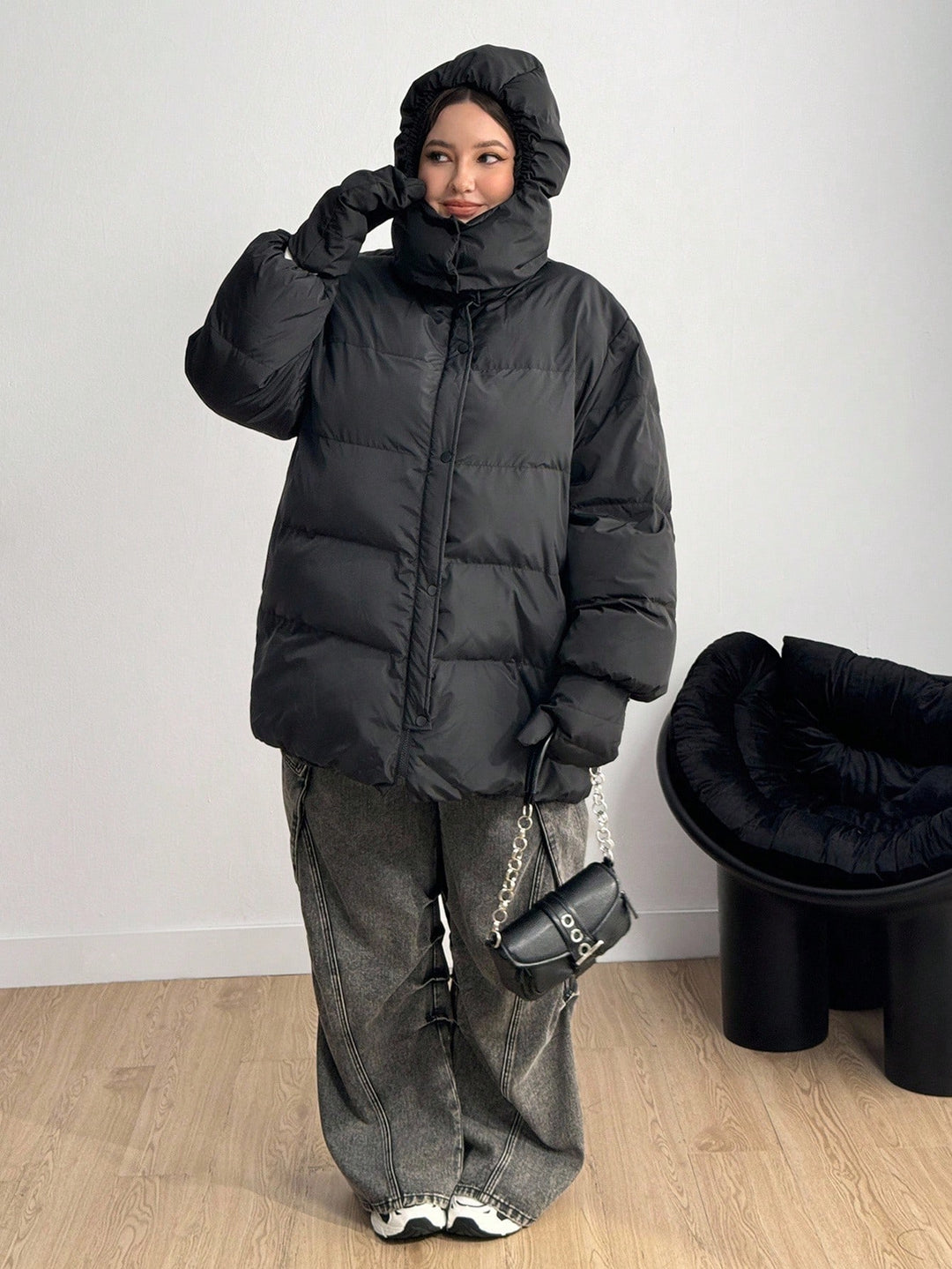 Palton SHEIN, negru