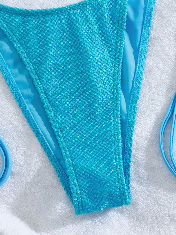 Set bikini SHEIN, albastru
