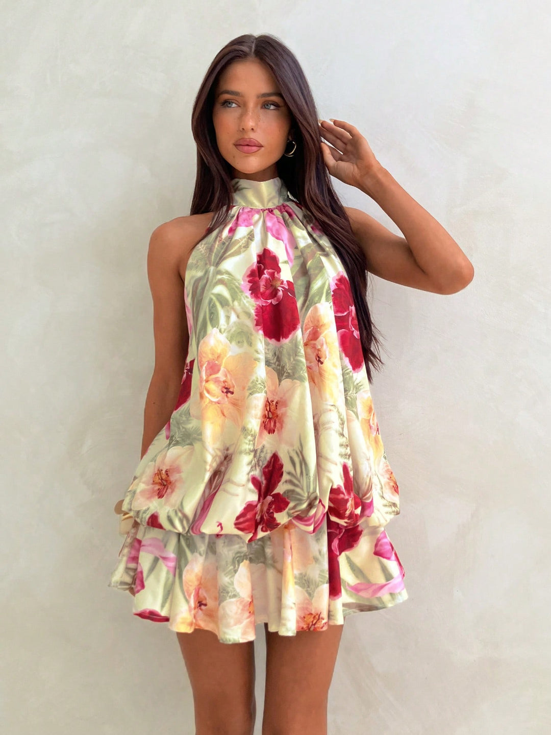 Rochie mini SHEIN, galben