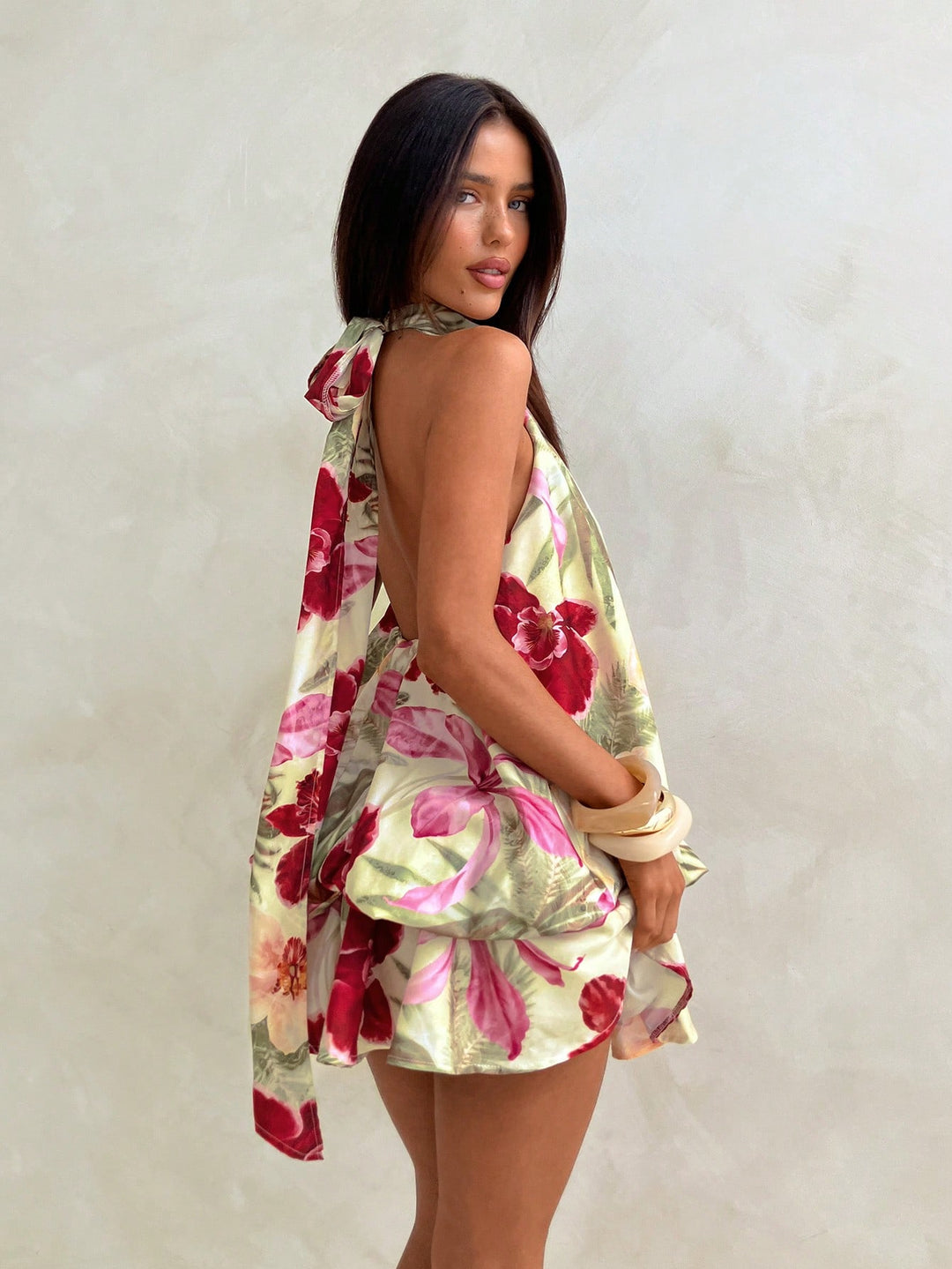 Rochie mini SHEIN, galben