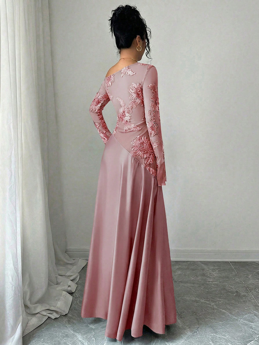 Rochie maxi SHEIN, roz