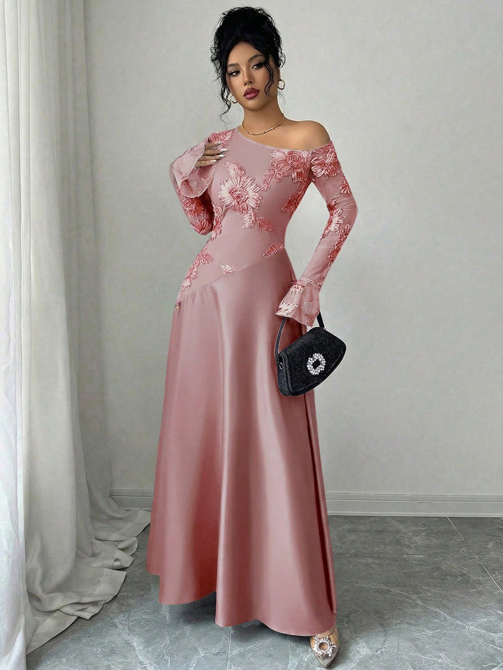 Rochie maxi SHEIN, roz