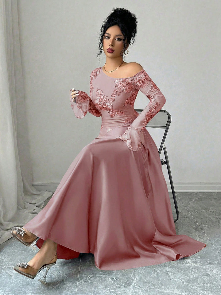 Rochie maxi SHEIN, roz