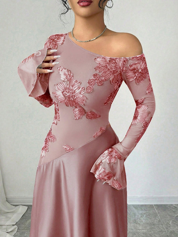 Rochie maxi SHEIN, roz