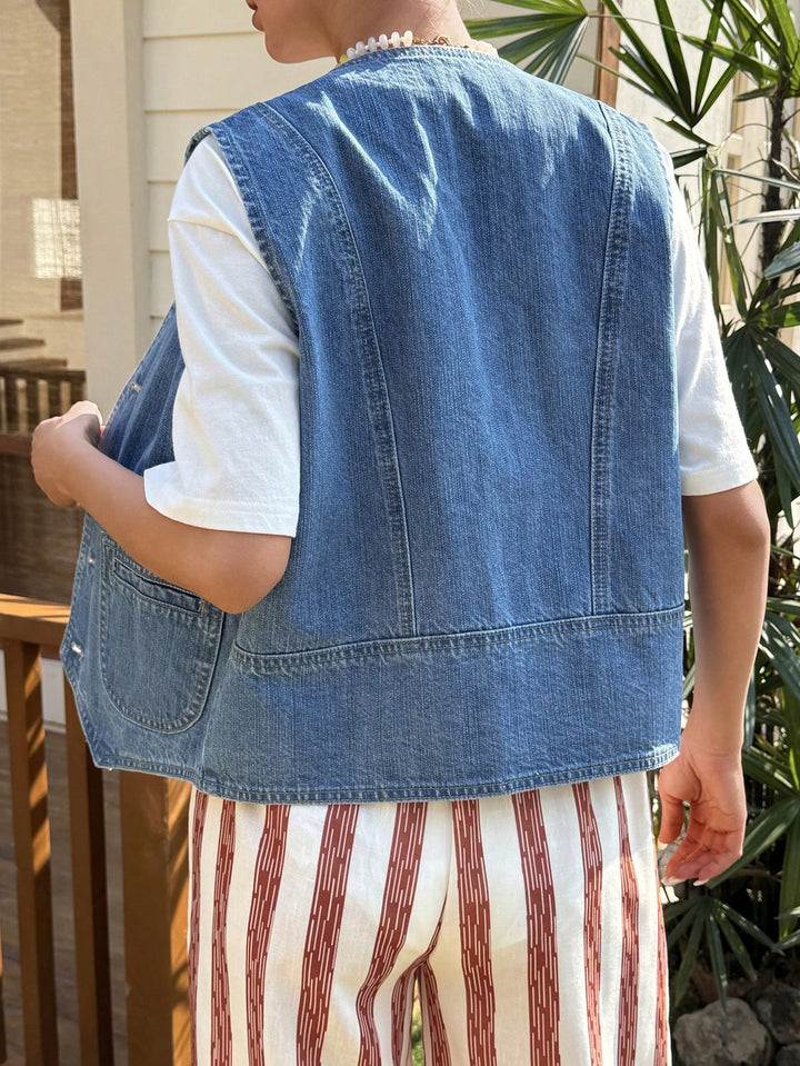 Top SHEIN, albastru