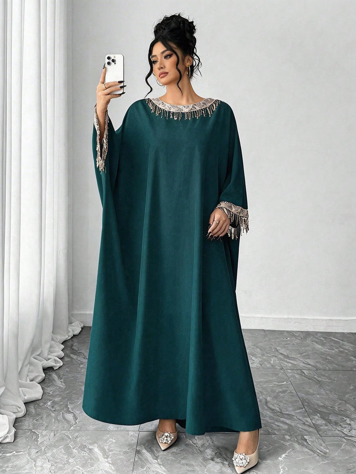 Rochie maxi SHEIN, verde