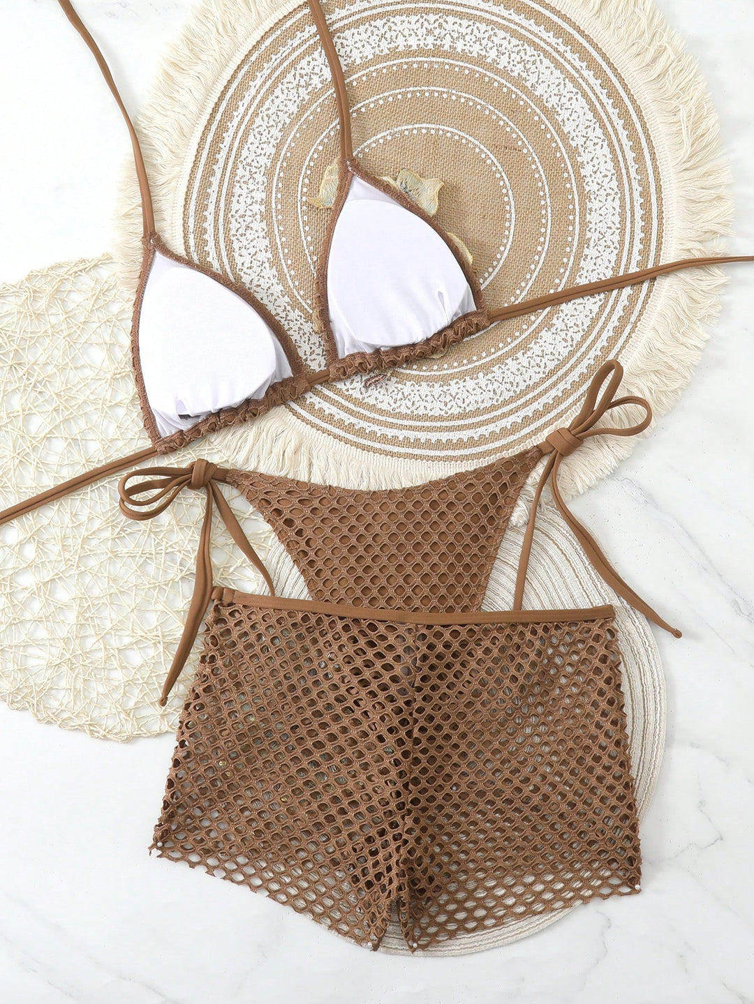 Set bikini SHEIN, maro