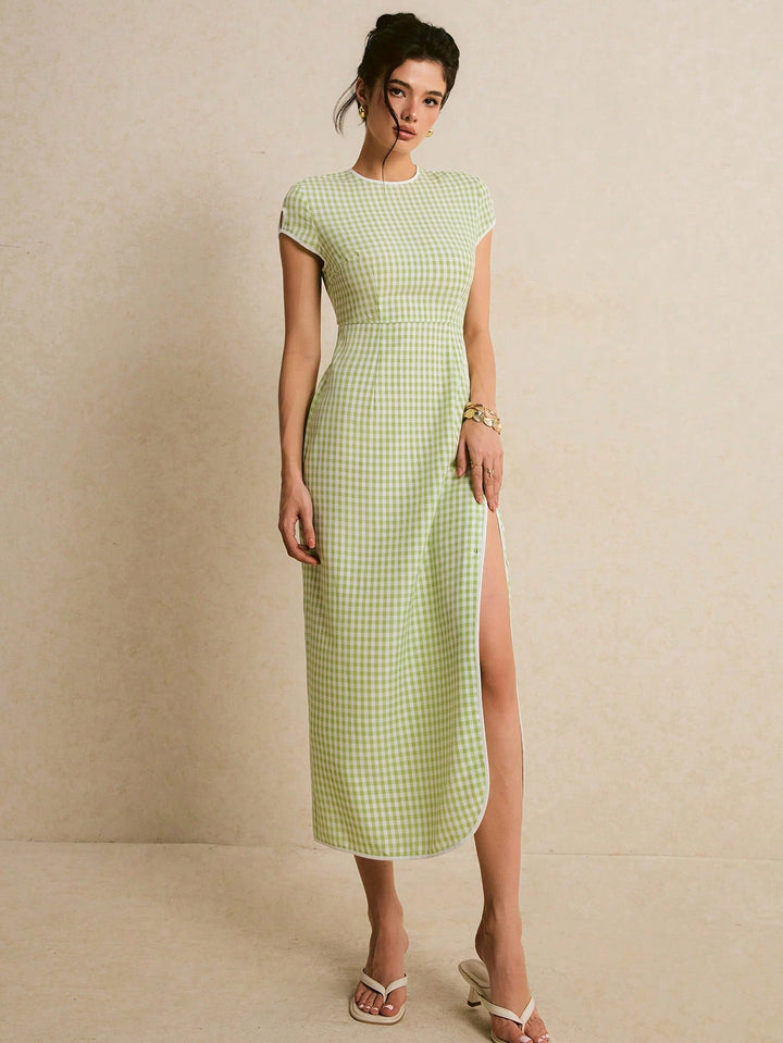 Rochie maxi SHEIN, verde
