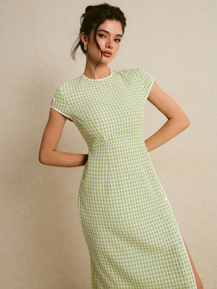 Rochie maxi SHEIN, verde