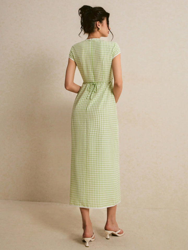 Rochie maxi SHEIN, verde