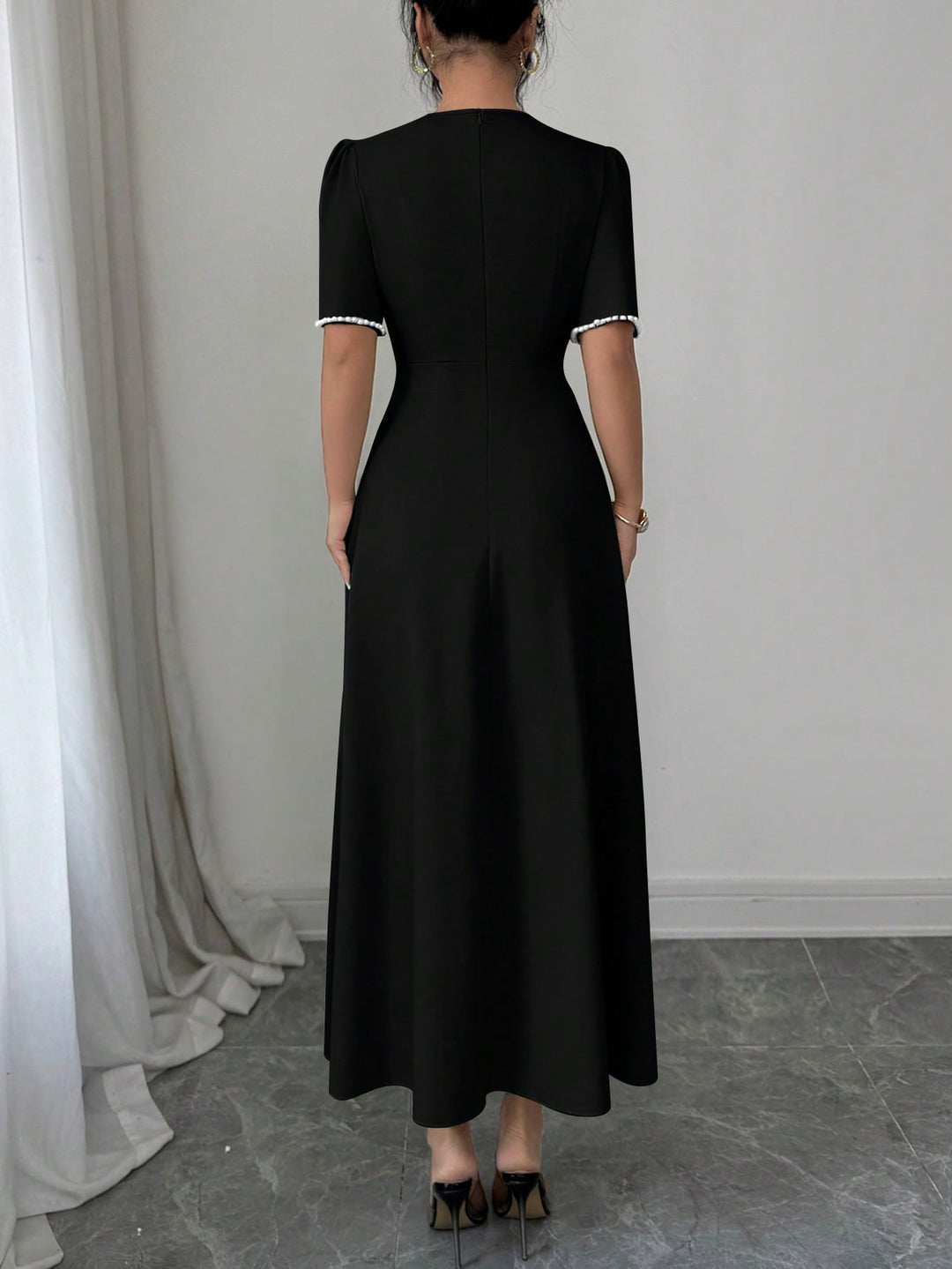 Rochie maxi SHEIN, negru