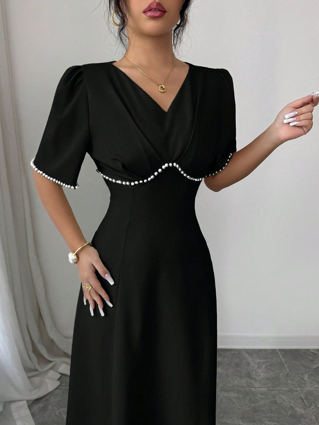 Rochie maxi SHEIN, negru