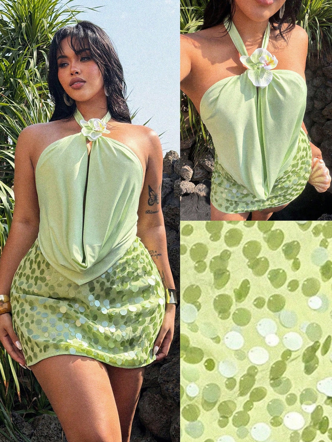 Compleu SHEIN, verde