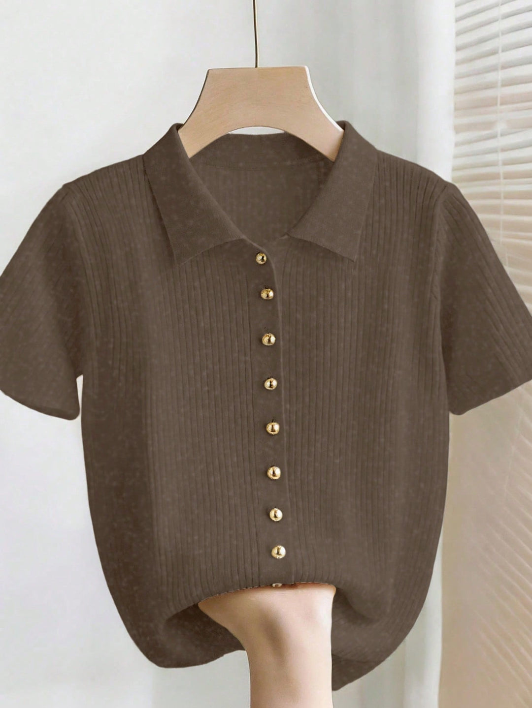 Cardigan SHEIN, maro