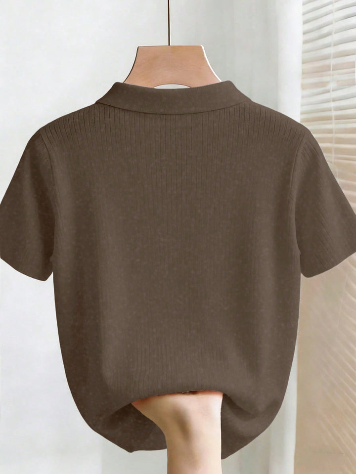 Cardigan SHEIN, maro