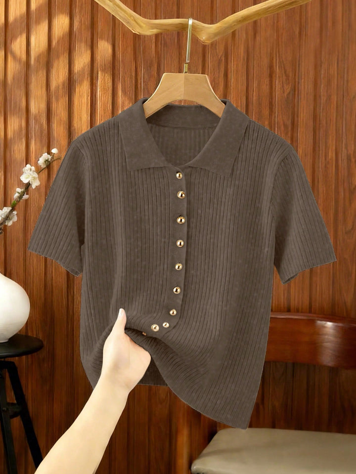 Cardigan SHEIN, maro