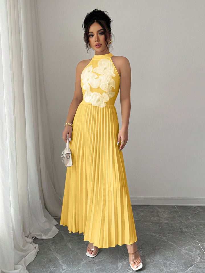 Rochie maxi SHEIN, galben