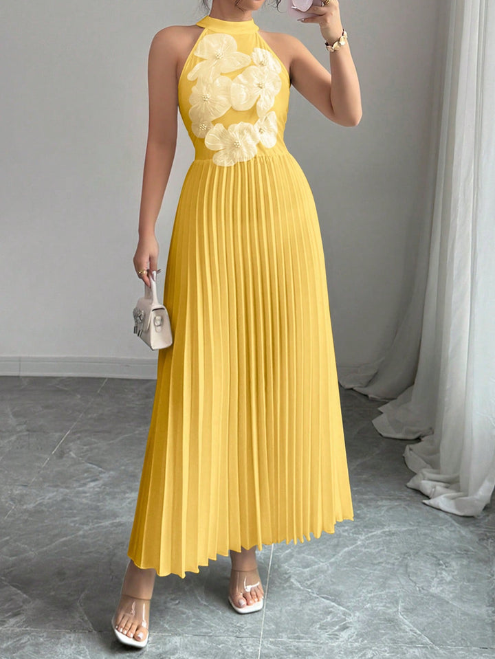 Rochie maxi SHEIN, galben